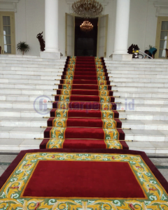 karpet custom tangga istana kepresidenan