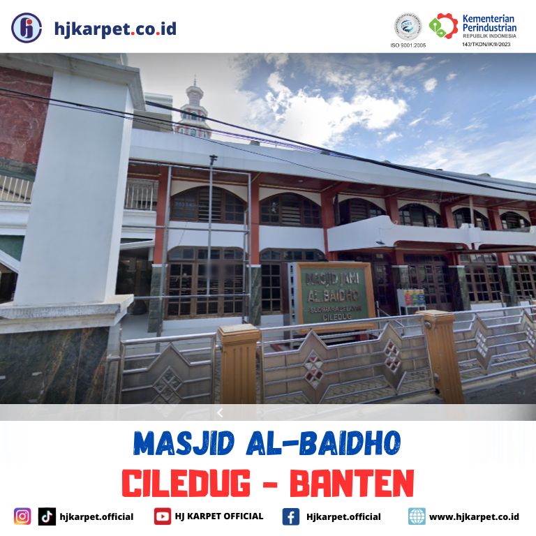 pemasangan karpet custom masjid al-baidho