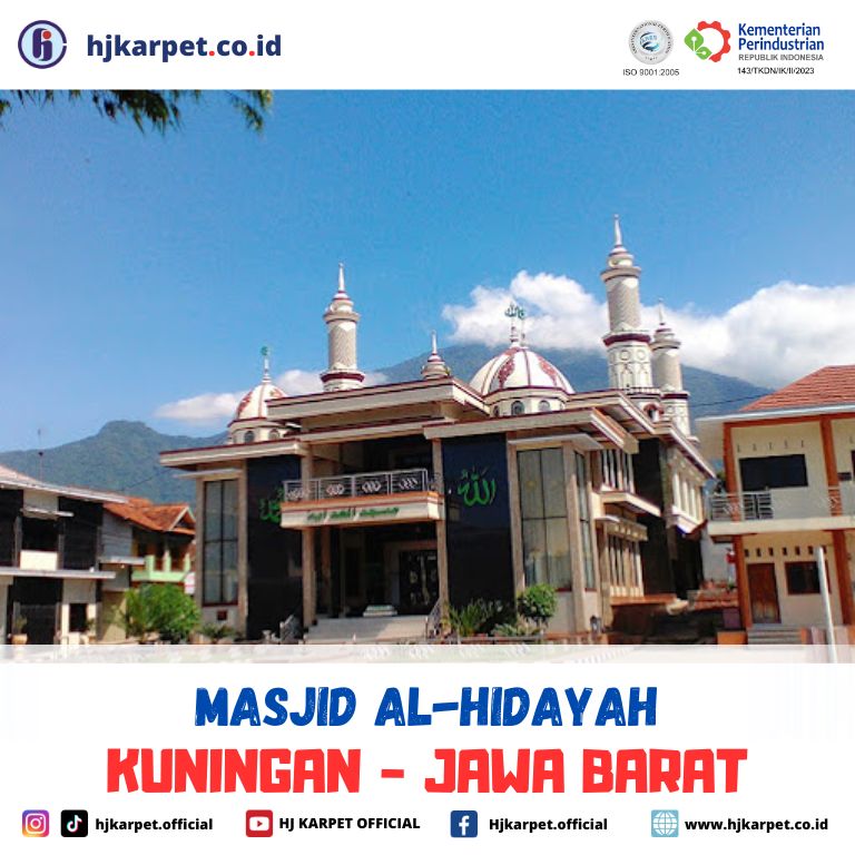 pemasangan karpet custom masjid al-hidayah