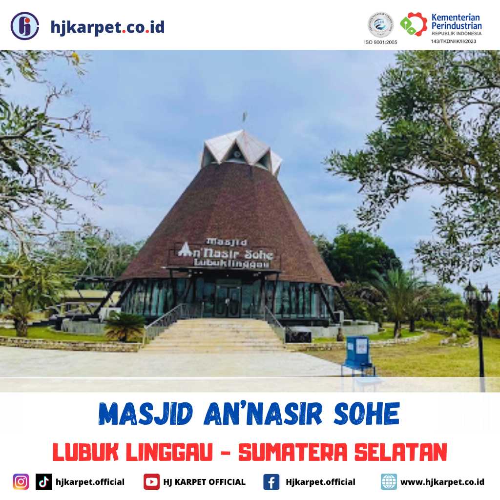 pemasangan karpet custom masjid an-nasir sohe