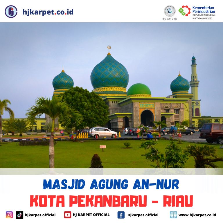 pemasangan karpet custom masjid an-nur