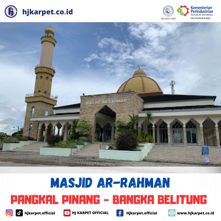 pemasangan karpet custom masjid ar-rahman