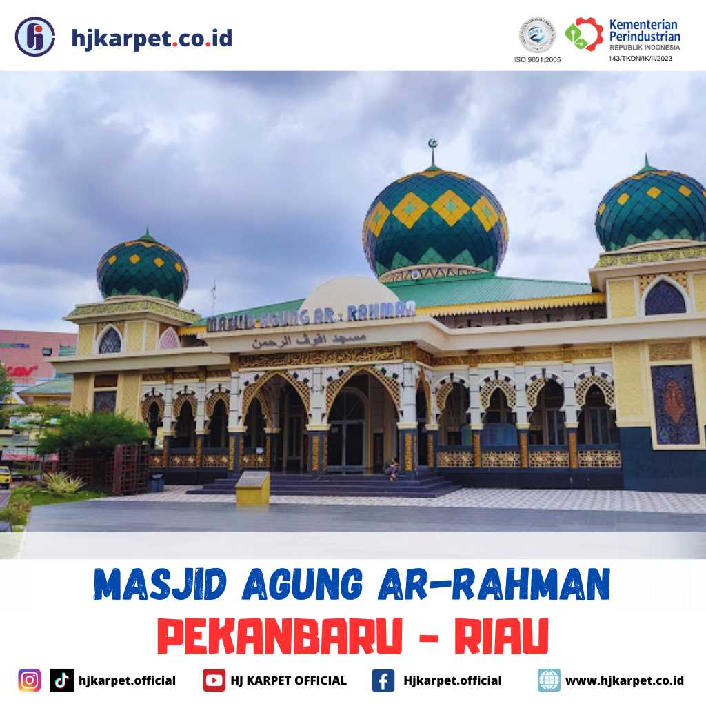 pemasangan karpet custom masjid ar-rahman
