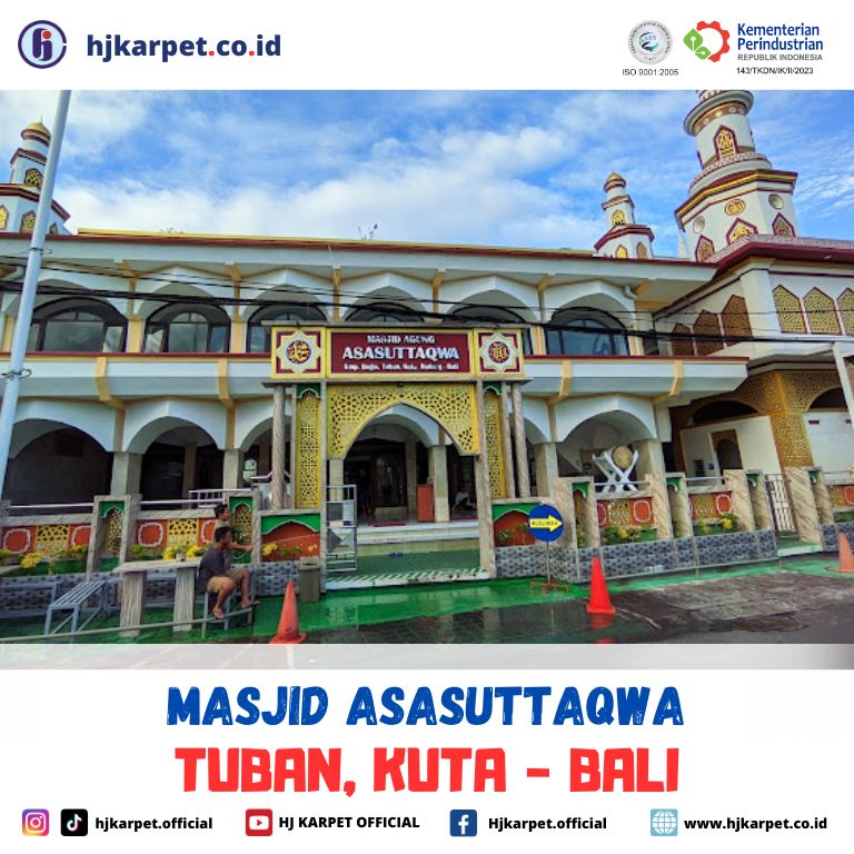 pemasangan karpet custom masjid asasuttaqwa