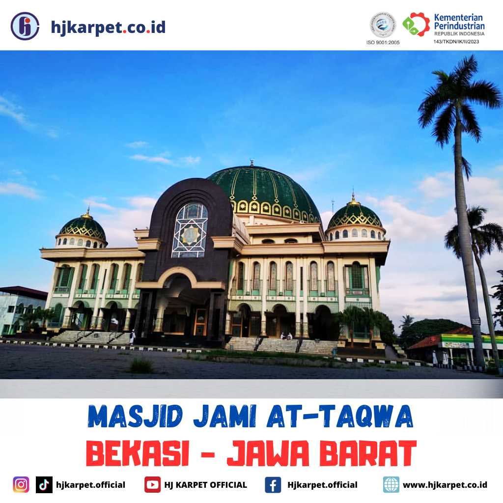 pemasangan karpet custom masjid attaqwa