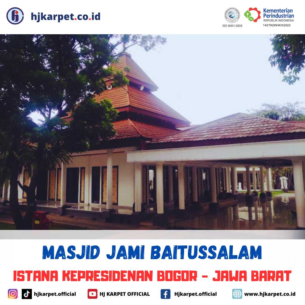 pemasangan karpet custom masjid baitussalam