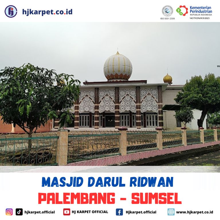 pemasangan karpet custom masjid darul ridwan