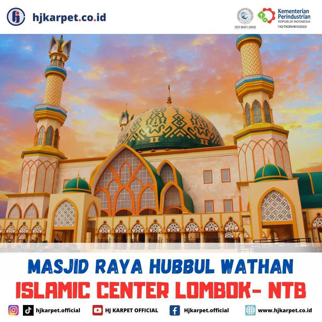 pemasangan karpet custom masjid hubbul wathan