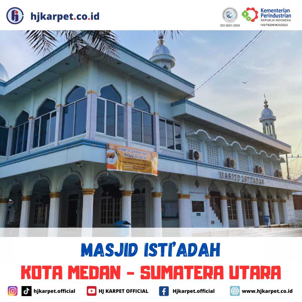 pemasangan karpet custom masjid isti'adah