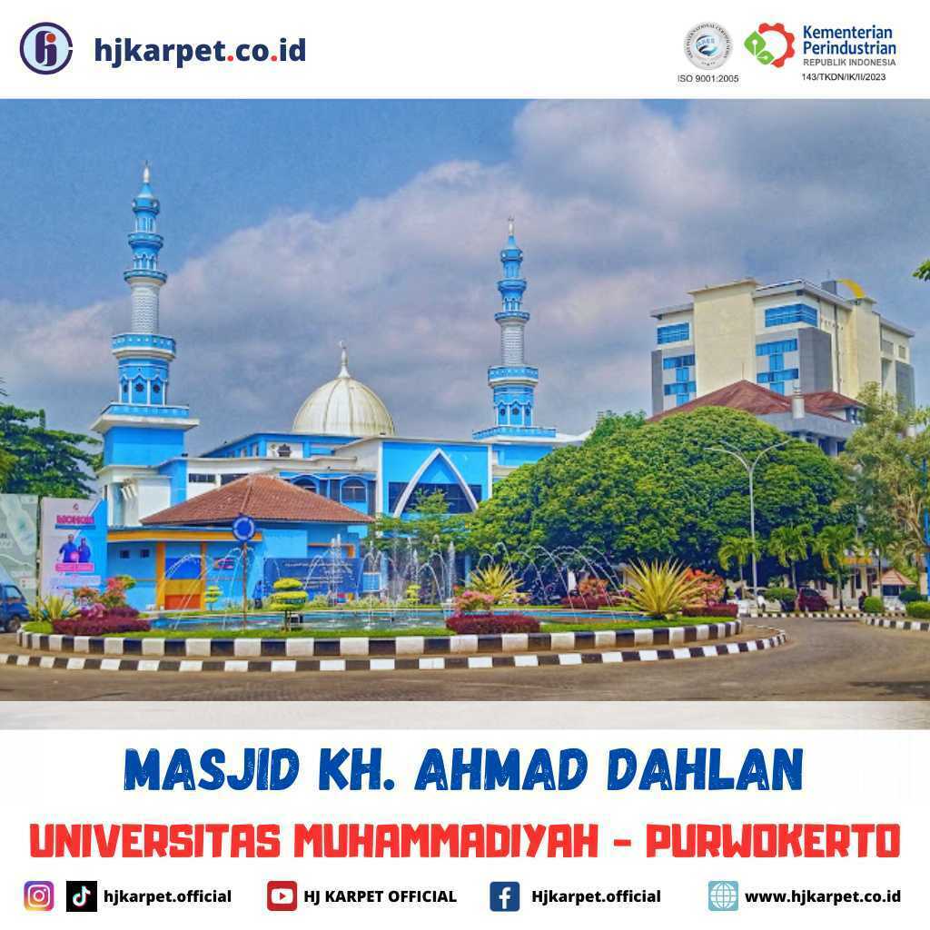 pemasangan karpet custom masjid kh. ahmad dahlan