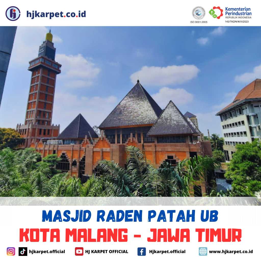 pemasangan karpet custom masjid raden patah ub