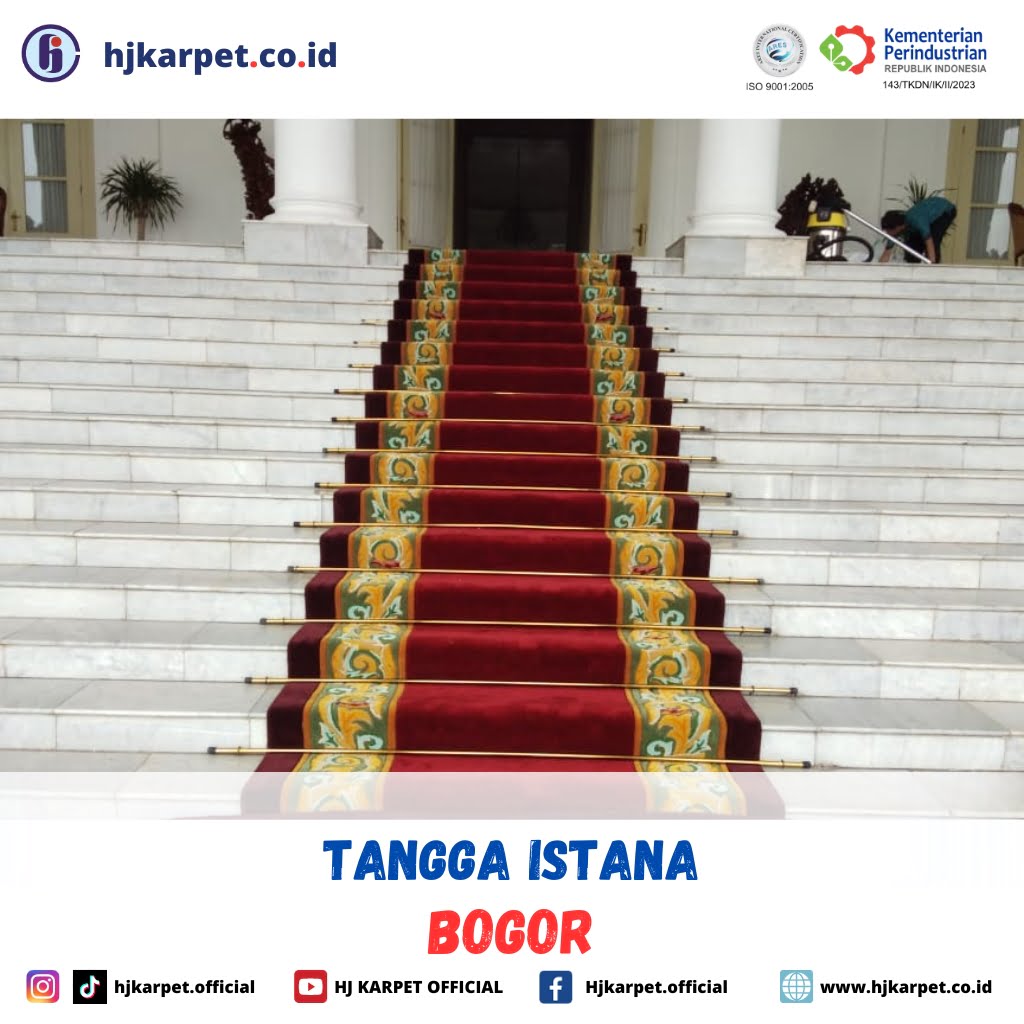 karpet tangga custom istana bogor
