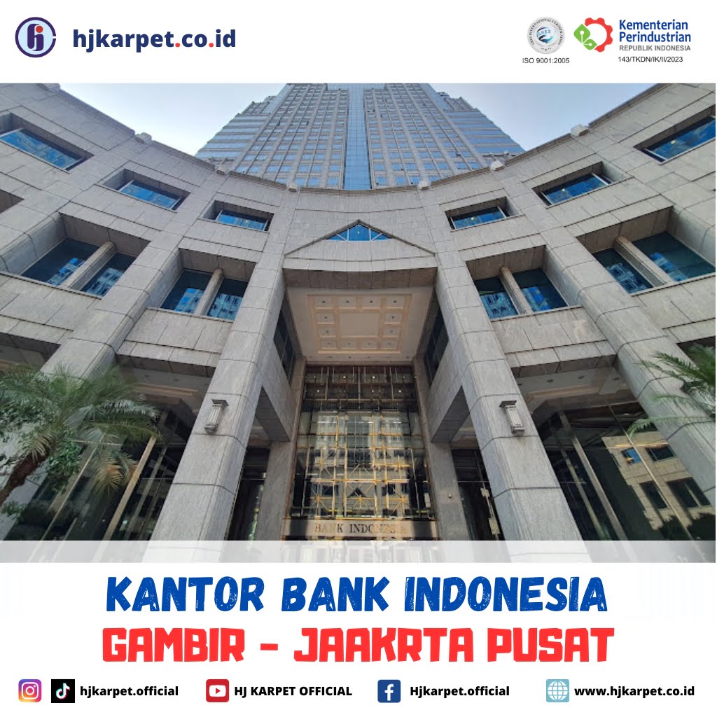 pemasangan karpet kantor bank indonesia