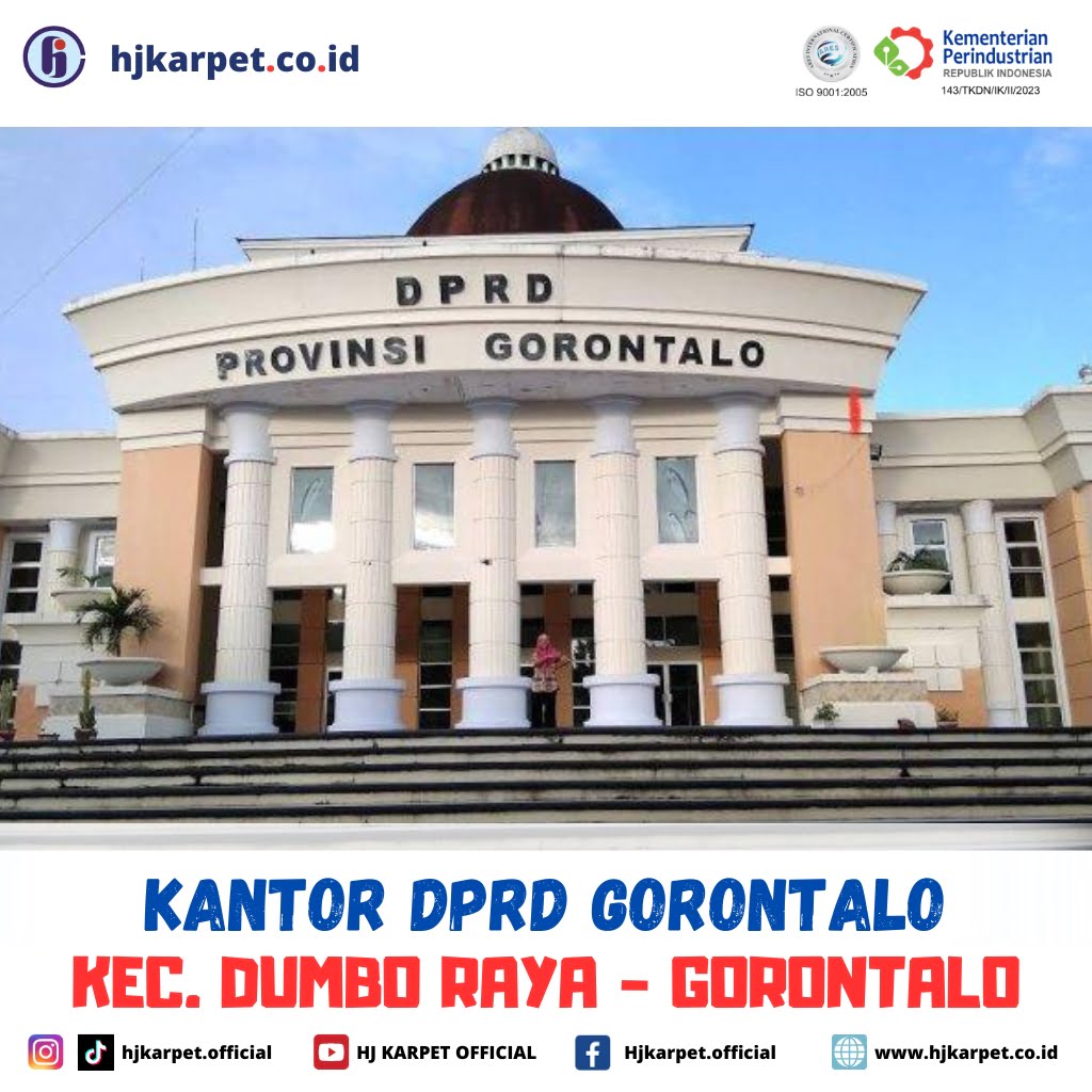 pemasangan karpet kantor dprd gorontalo