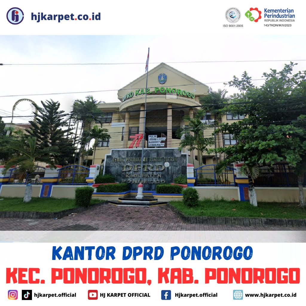 pemasangan karpet kantor dprd ponorogo