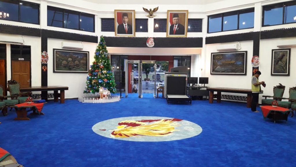 karpet custom bandara sentani