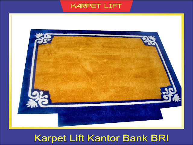 Pemasangan Karpet Lift Bank BRI