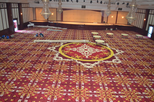 Pemasangan Karpet Ballroom Kementrian Keuangan
