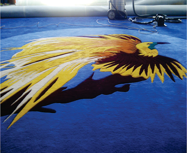 Pemasangan Karpet Ballroom DPRD Papua