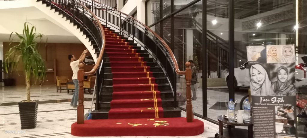 karpet tangga custom