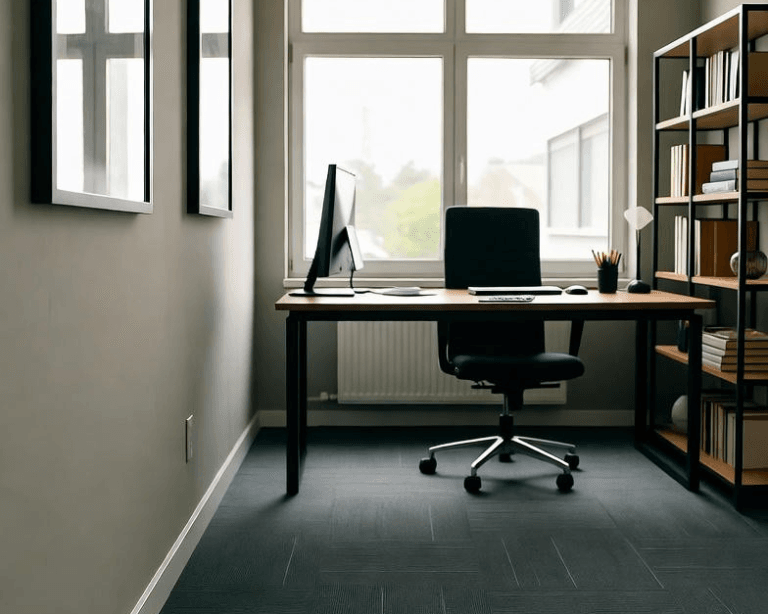 Inspirasi Karpet Tile Warna Gelap untuk Kantor